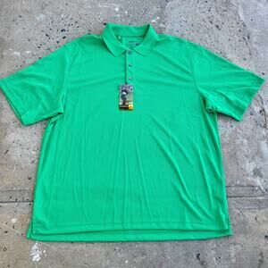 New Jack Nicklaus Golf Polo Shirt Mens XL Performance 18 Green Active Stretch